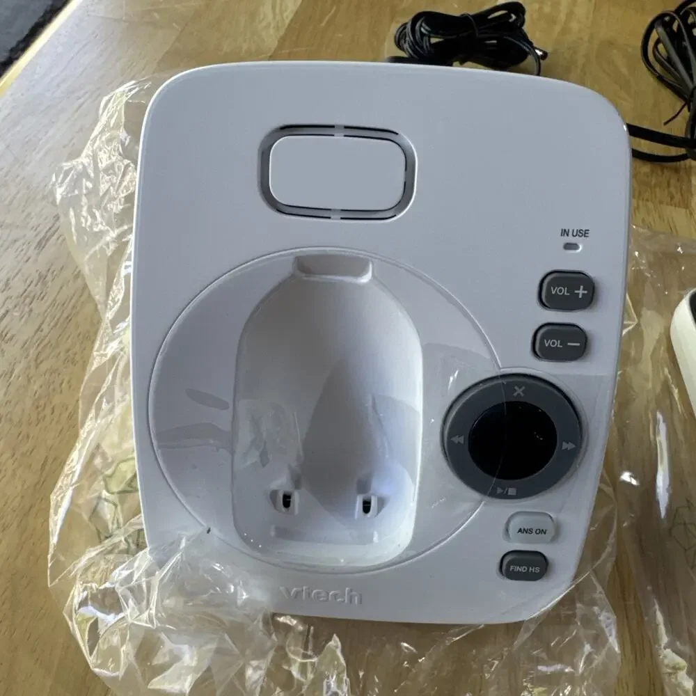 VTech Vg134 Cordless Phone White With Answering Machine New